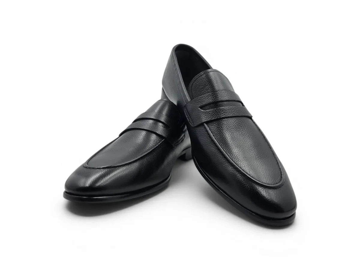 Axel Penny Loafer Tumble Leather