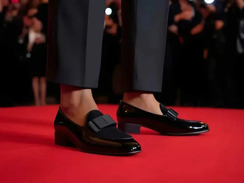 Bow Tie Patent Leather Formal Shoe