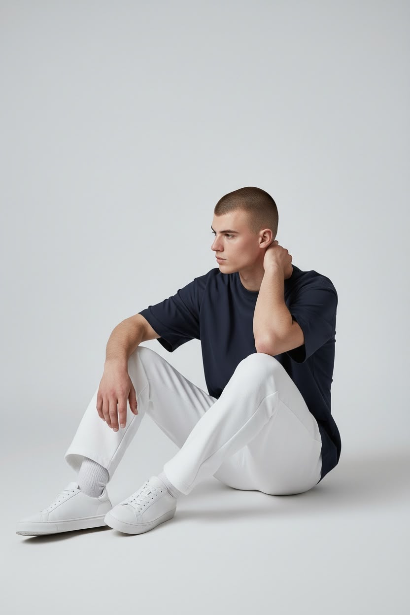 SHORT SLEEVE COTTON T SHIRT