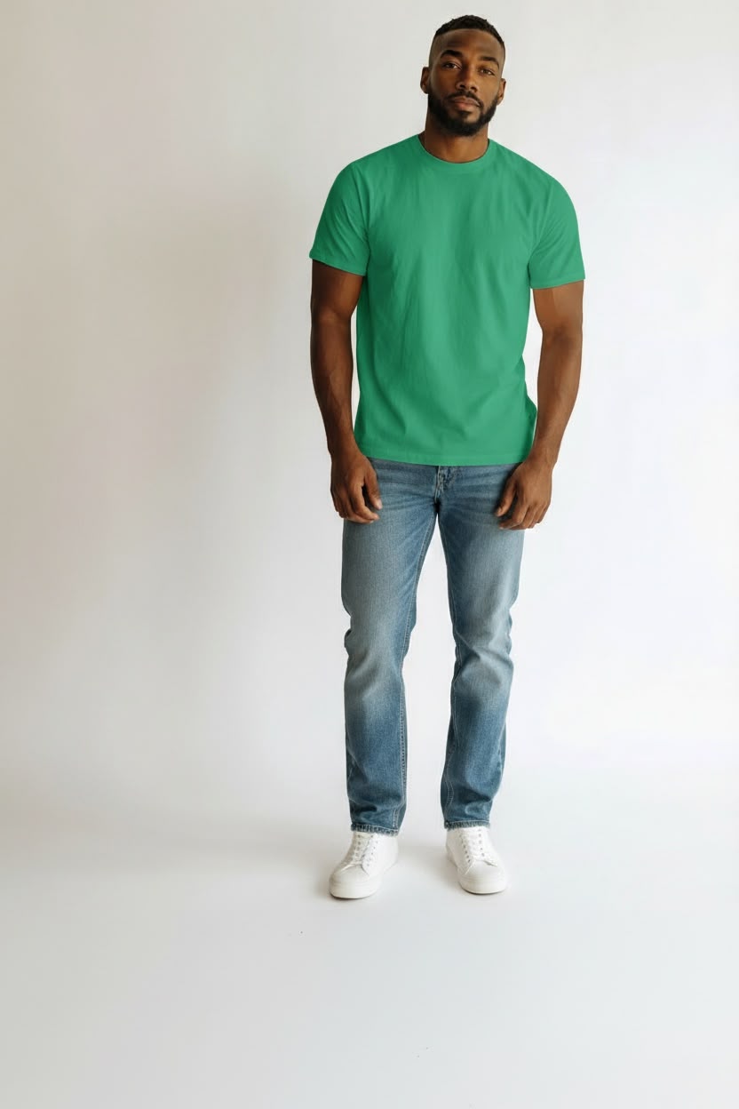 SHORT SLEEVE COTTON T SHIRT