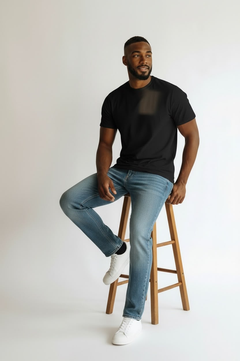SHORT SLEEVE COTTON T SHIRT