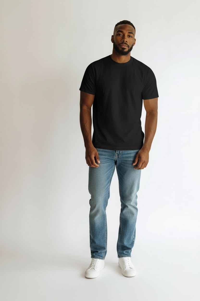 SHORT SLEEVE COTTON T SHIRT