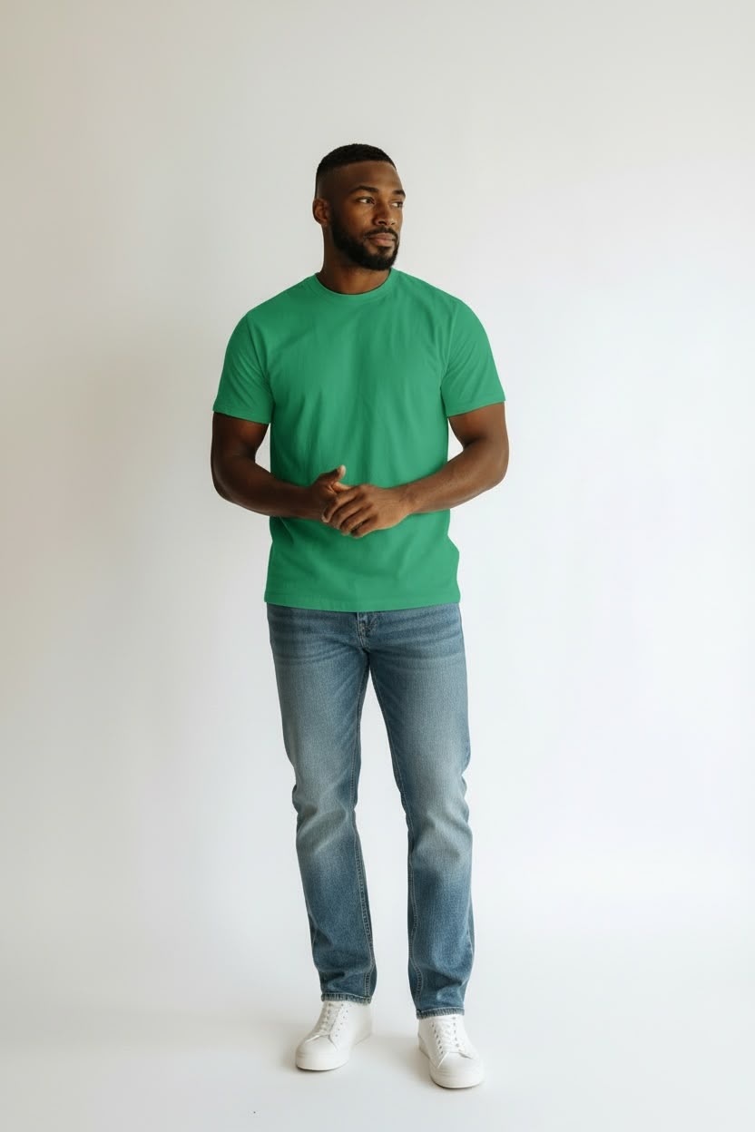 SHORT SLEEVE COTTON T SHIRT