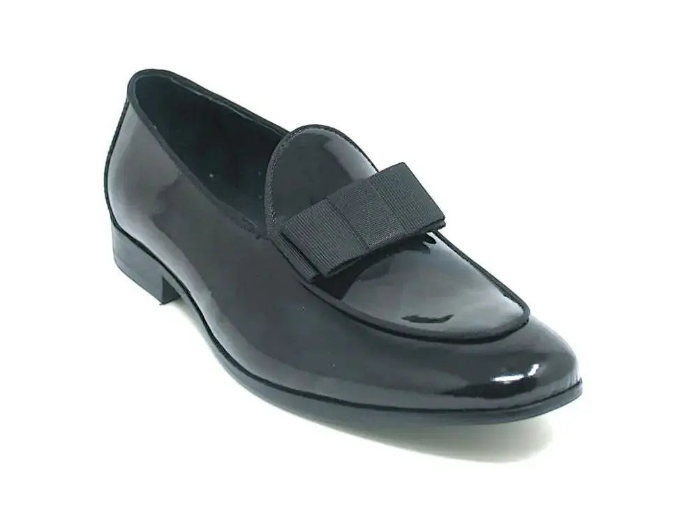 Bow Tie Patent Leather Formal Shoe