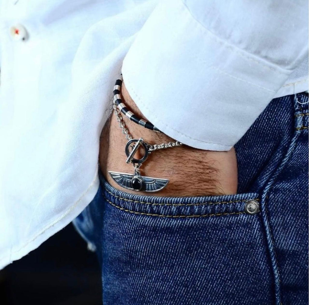 SILVER MEN'S BRACELET