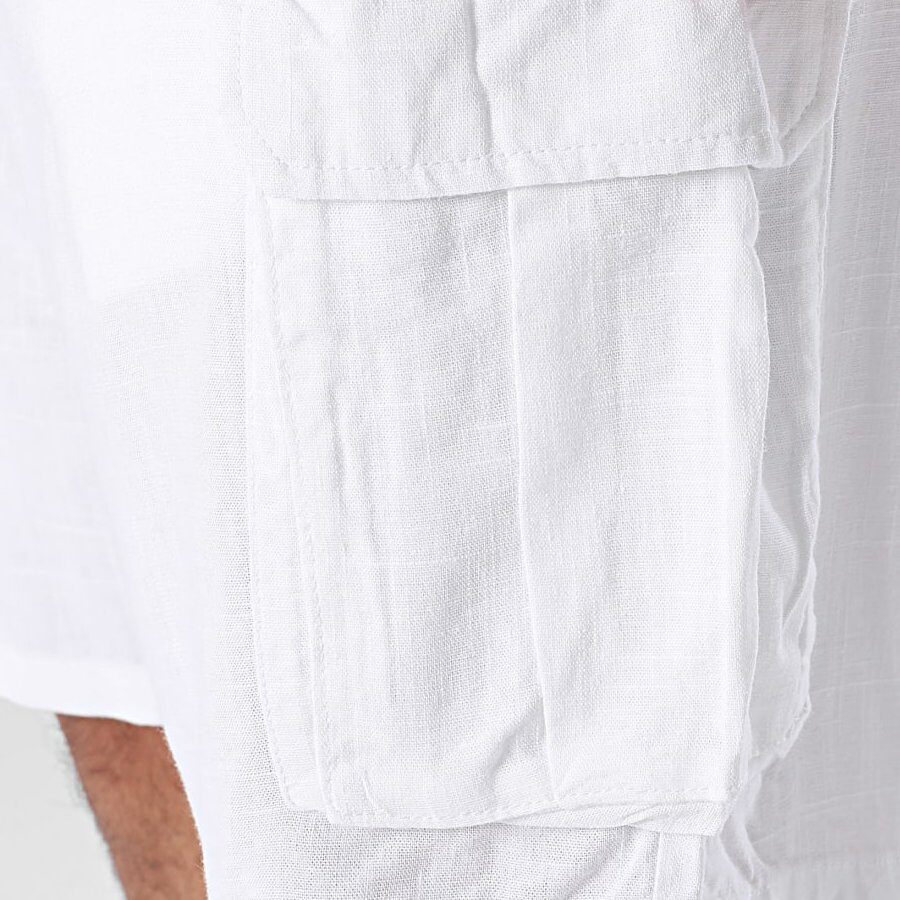 Linen Bermuda shorts