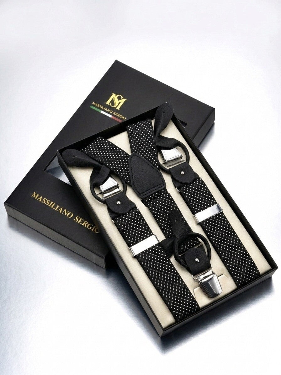 Suspenders in a gift box