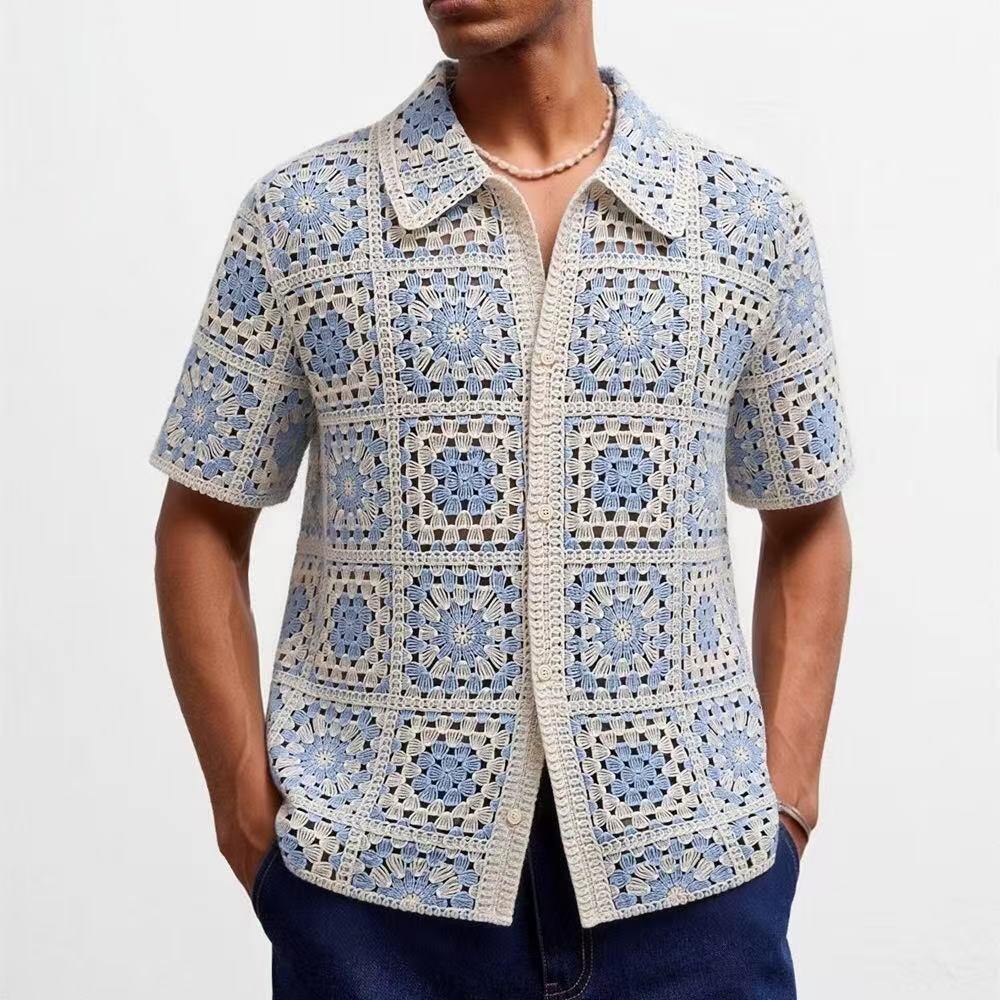 Short-sleeve shirt embraces a vintage style