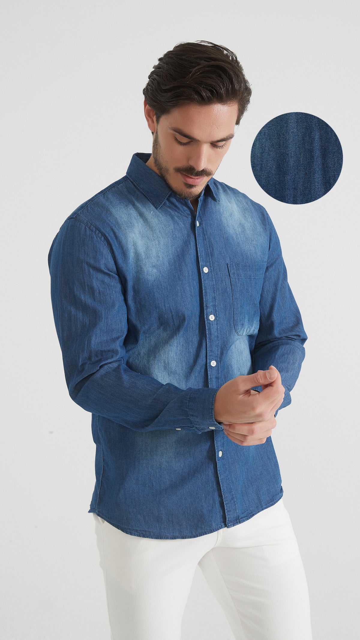 Denim shirt