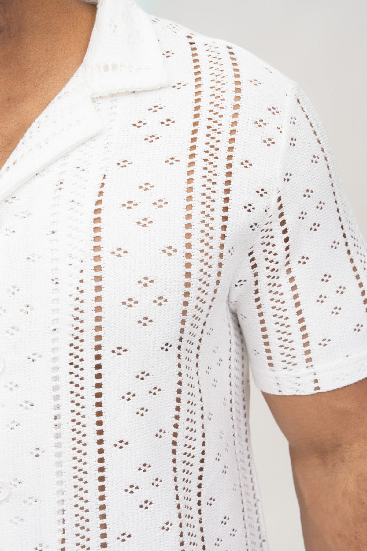 men's summer net shirt