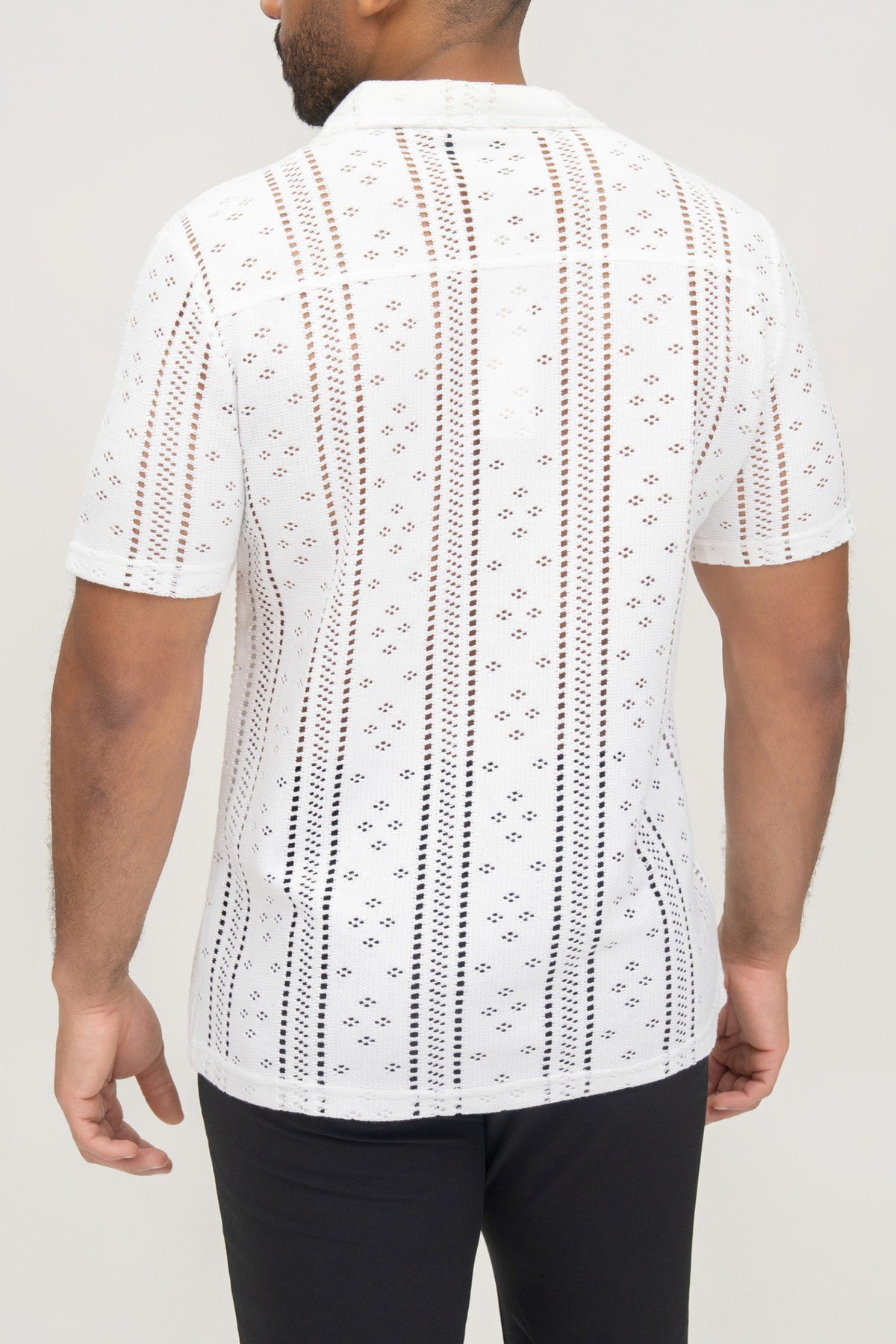 men's summer net shirt