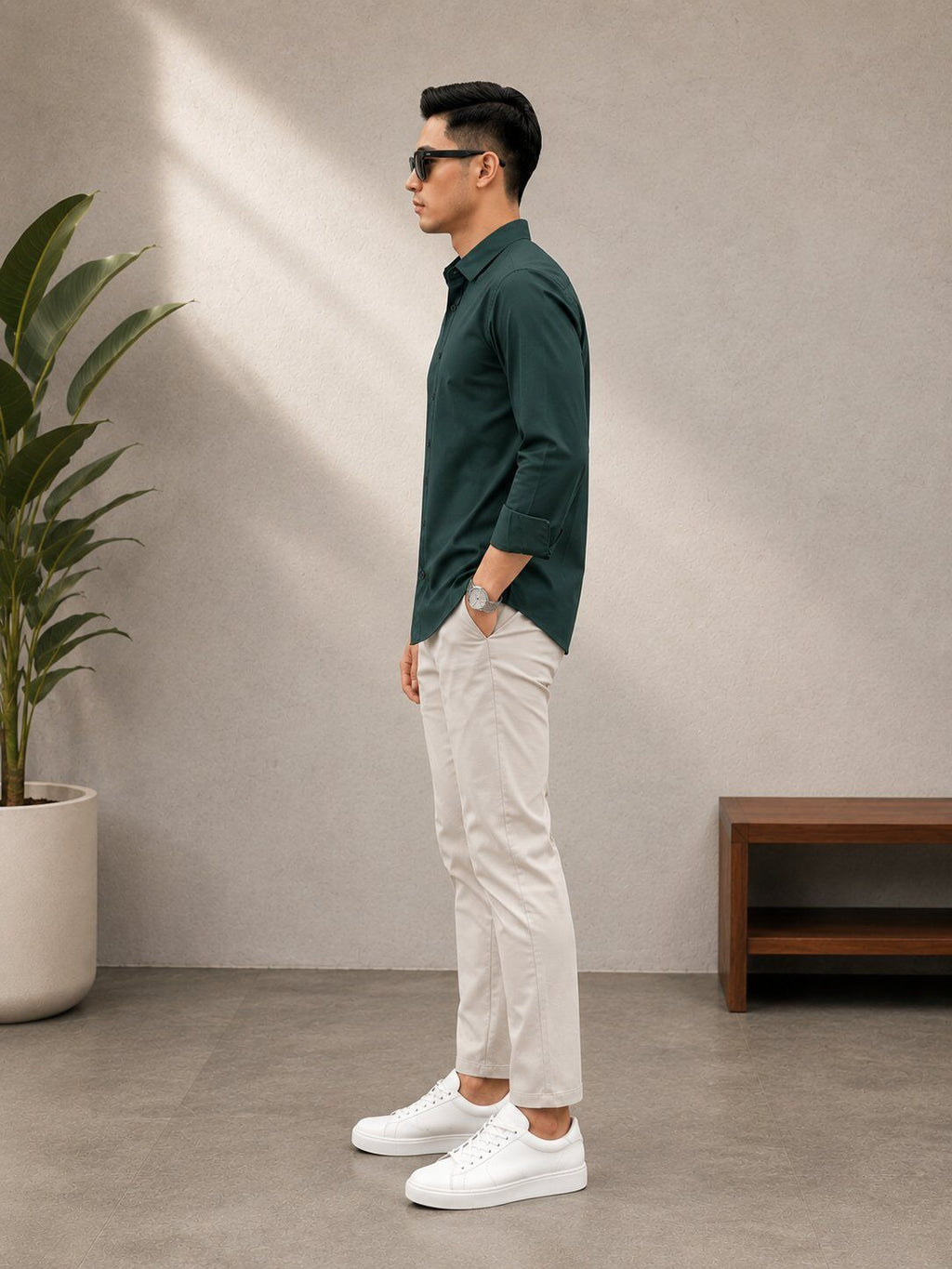 Solid Dress Shirt