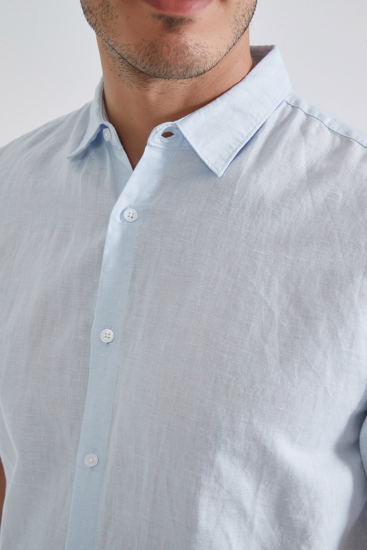 Raphael Pure Linen Short-Sleeve Shirt