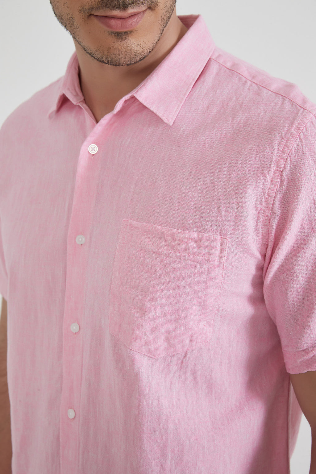 Raphael Pure Linen Short-Sleeve Shirt