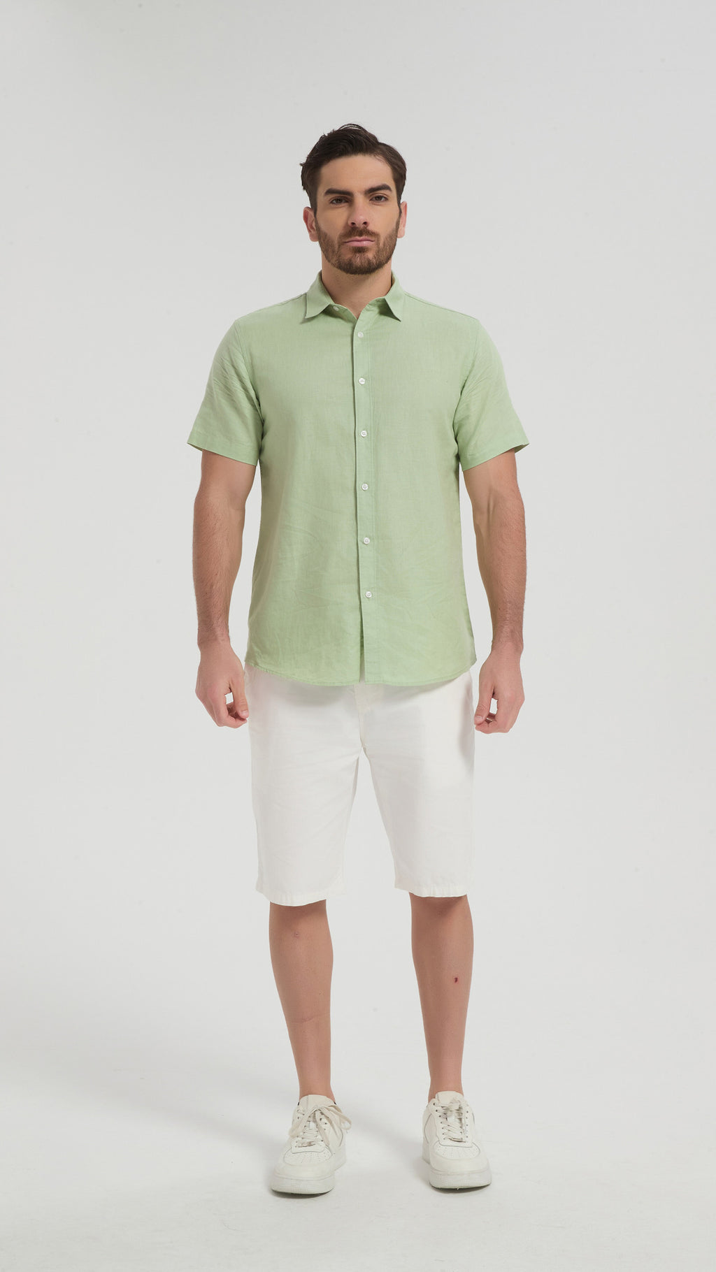 Raphael Pure Linen Short-Sleeve Shirt