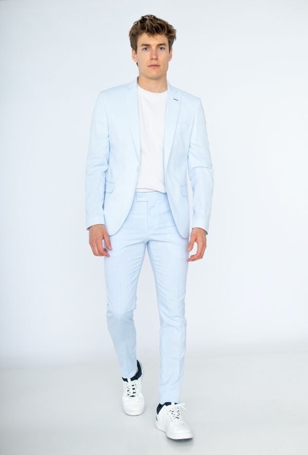 men's linen suit