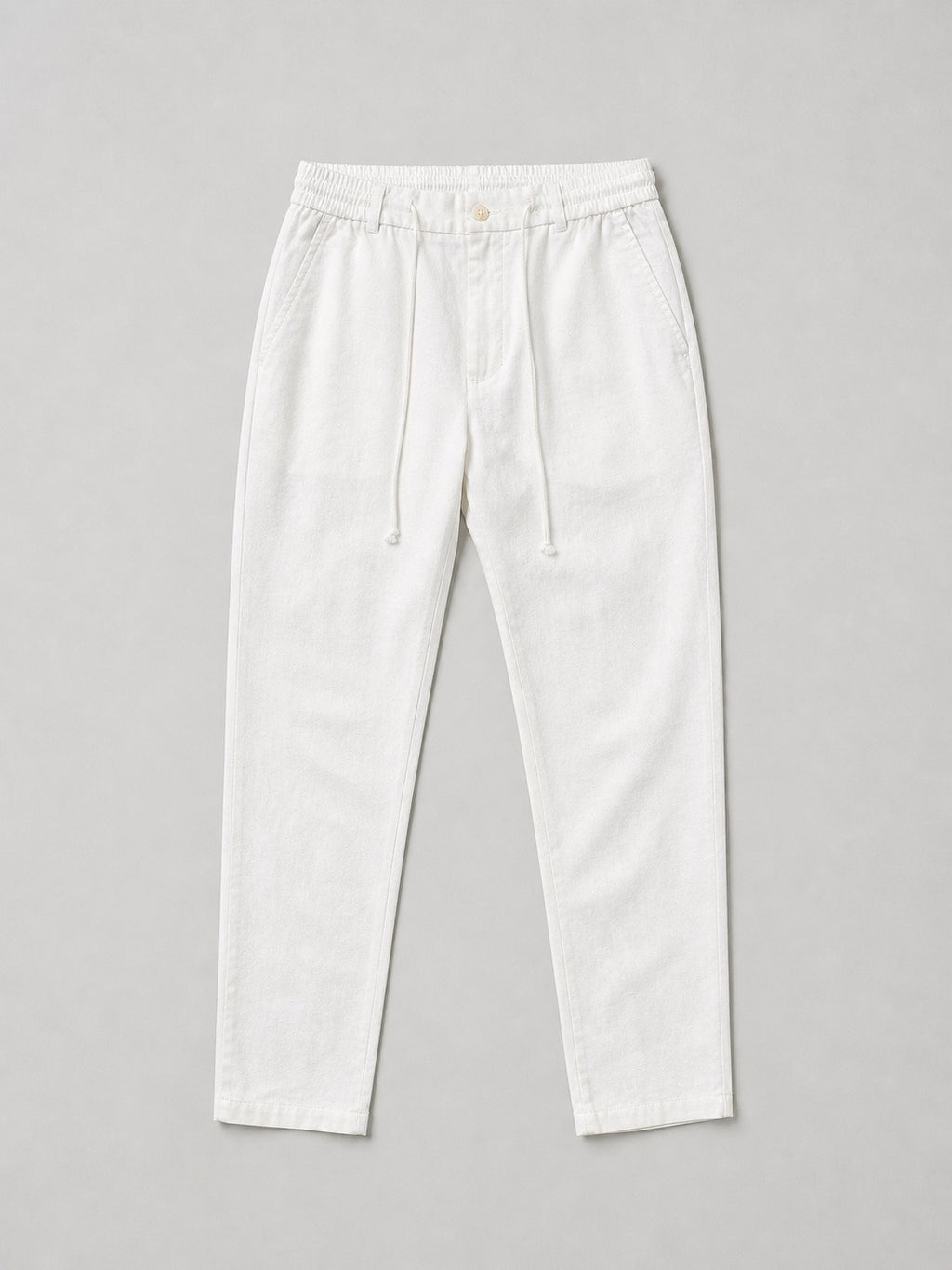 White trousers – linen & cotton blend