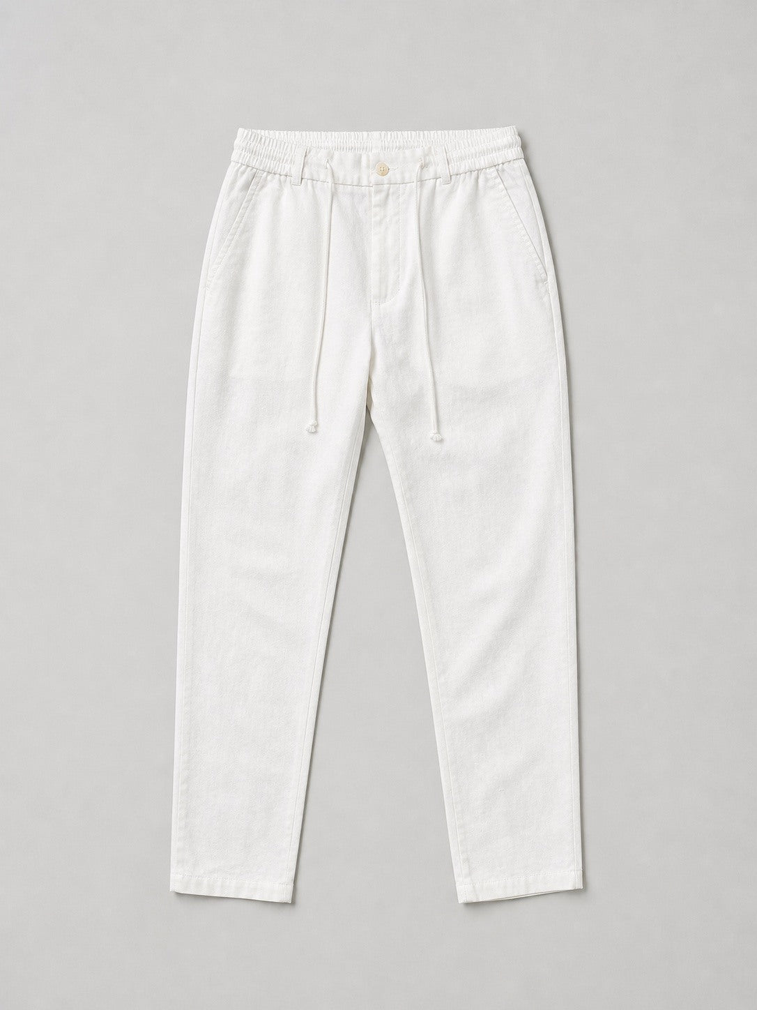 White trousers – linen & cotton blend