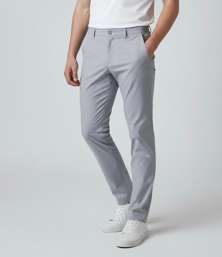 Men's Structured Bi-stretch Chino Pants - Comfortable