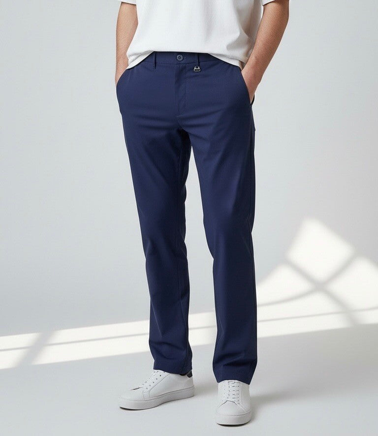 Men's Structured Bi-stretch Chino Pants - Comfortable
