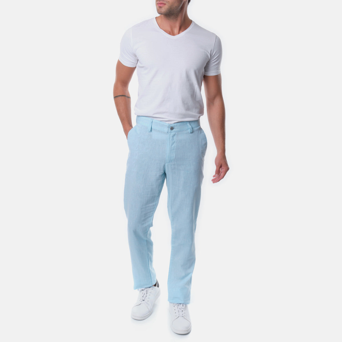 Cotton & linen trousers