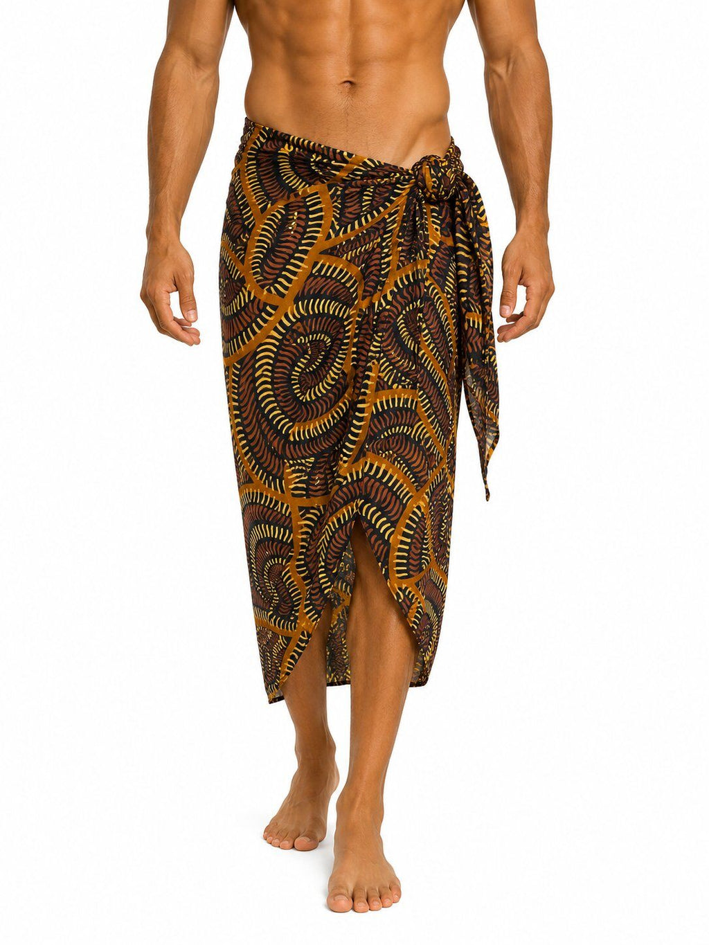 Men's 100% Cotton Voile Printed Sarong