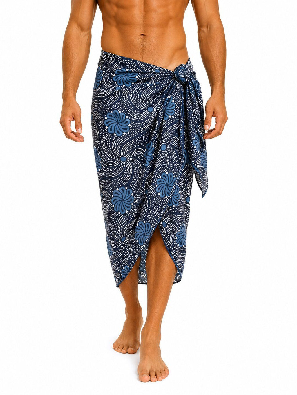 Men's 100% Cotton Voile Printed Sarong