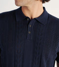 Jacquard knit polo