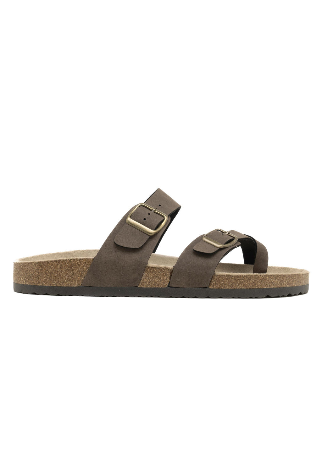 Men's Cross-Strap Sandals with Adjustable Buckles