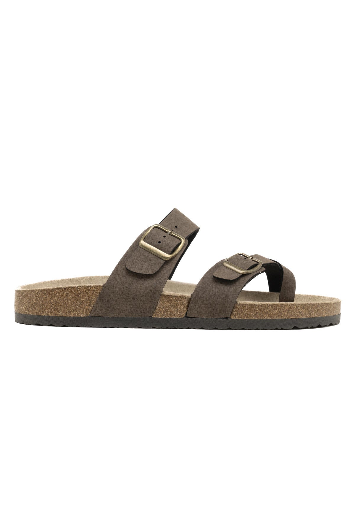 Men's Cross-Strap Sandals with Adjustable Buckles