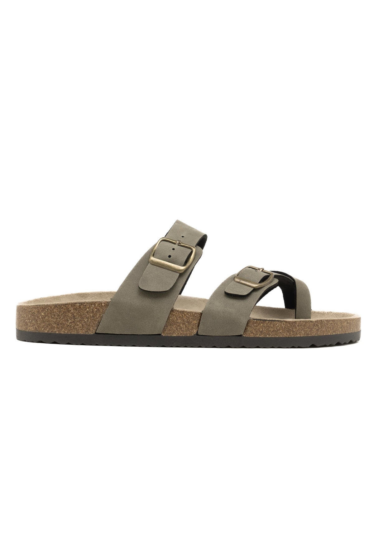 Men's Cross-Strap Sandals with Adjustable Buckles