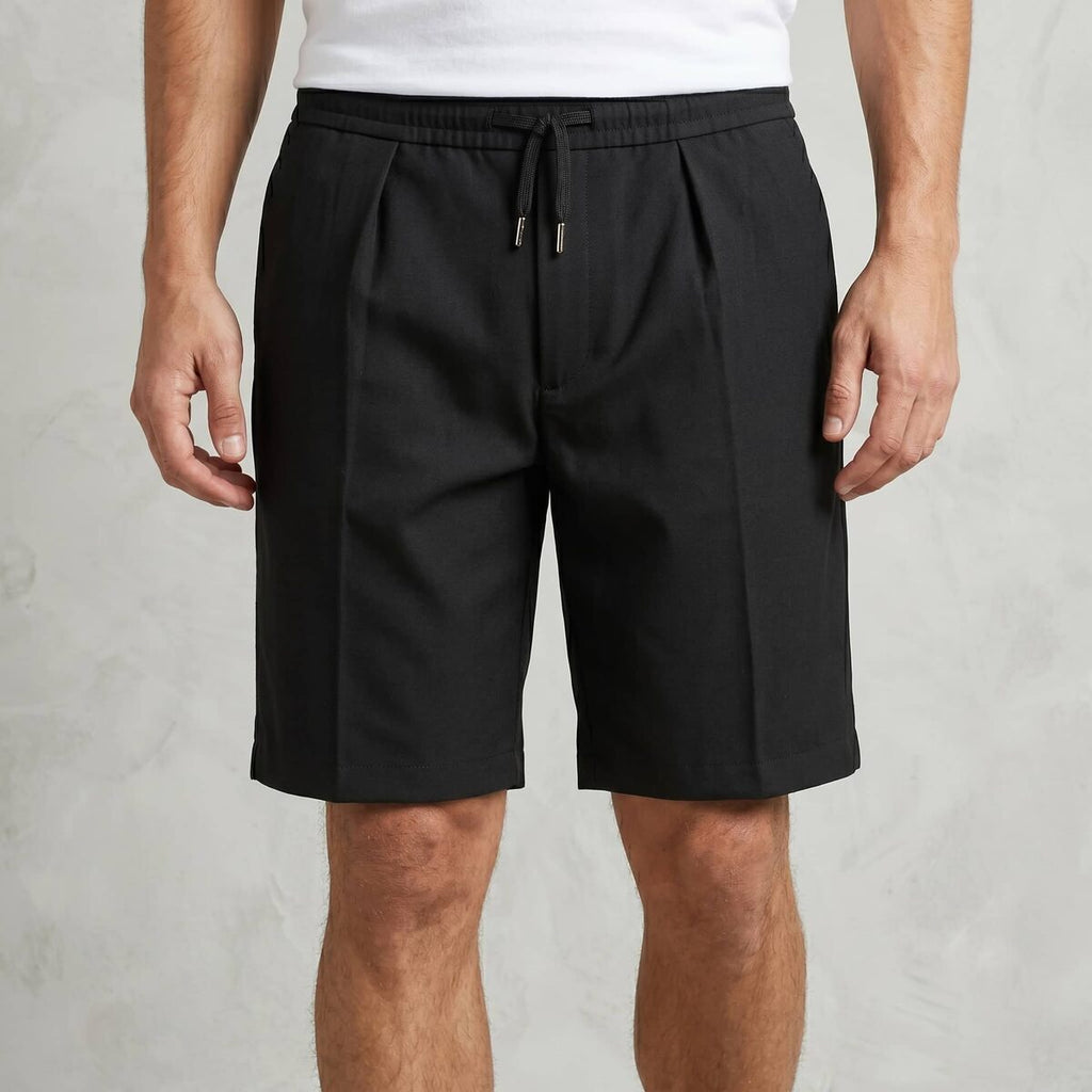 Flowy Chino Shorts with Drawstring