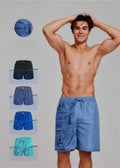 MEN'S POLYESTER BEACH SHORTS (WITH MESH)