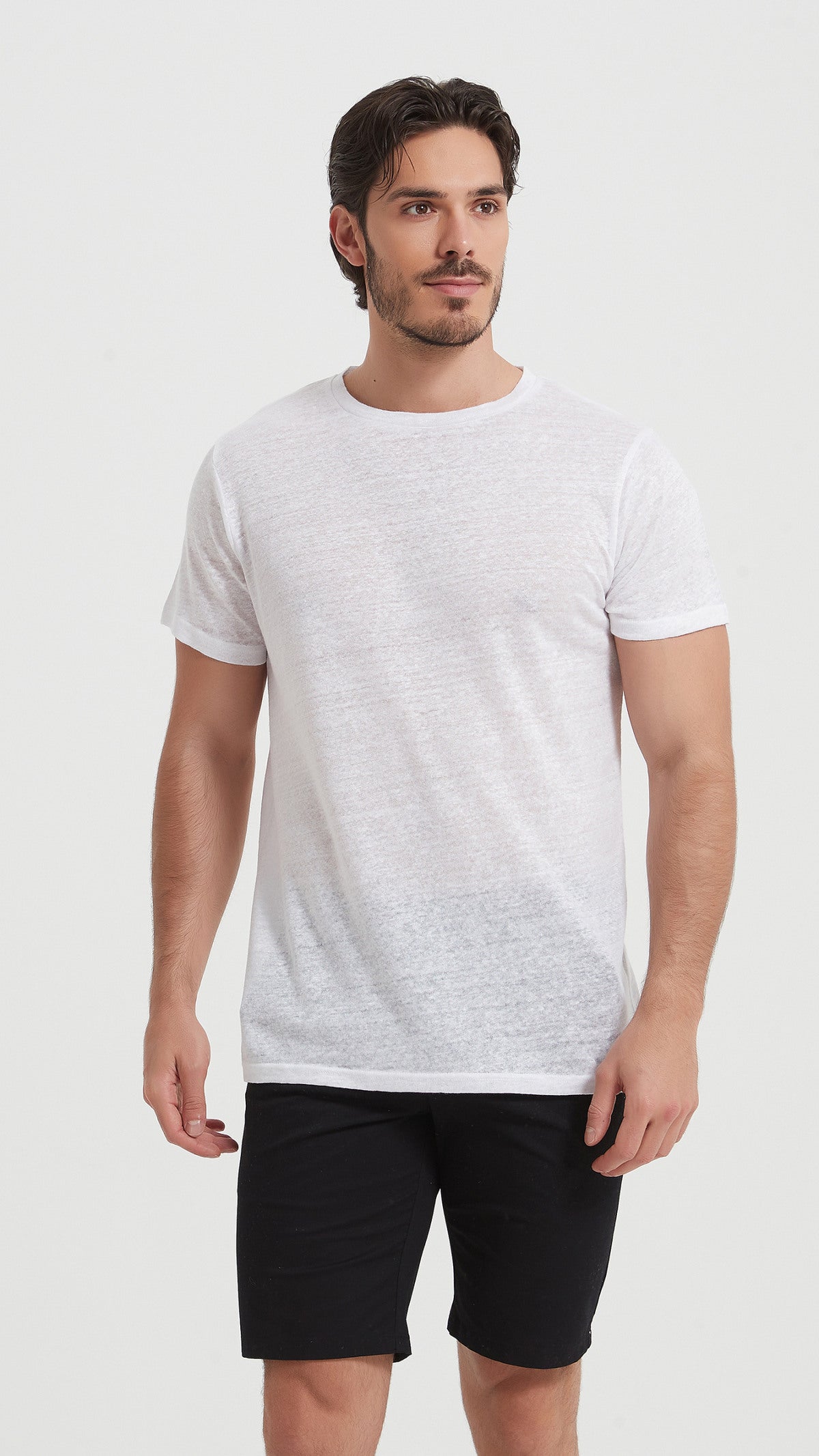 100% linen T-shirt