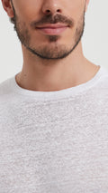 100% linen T-shirt
