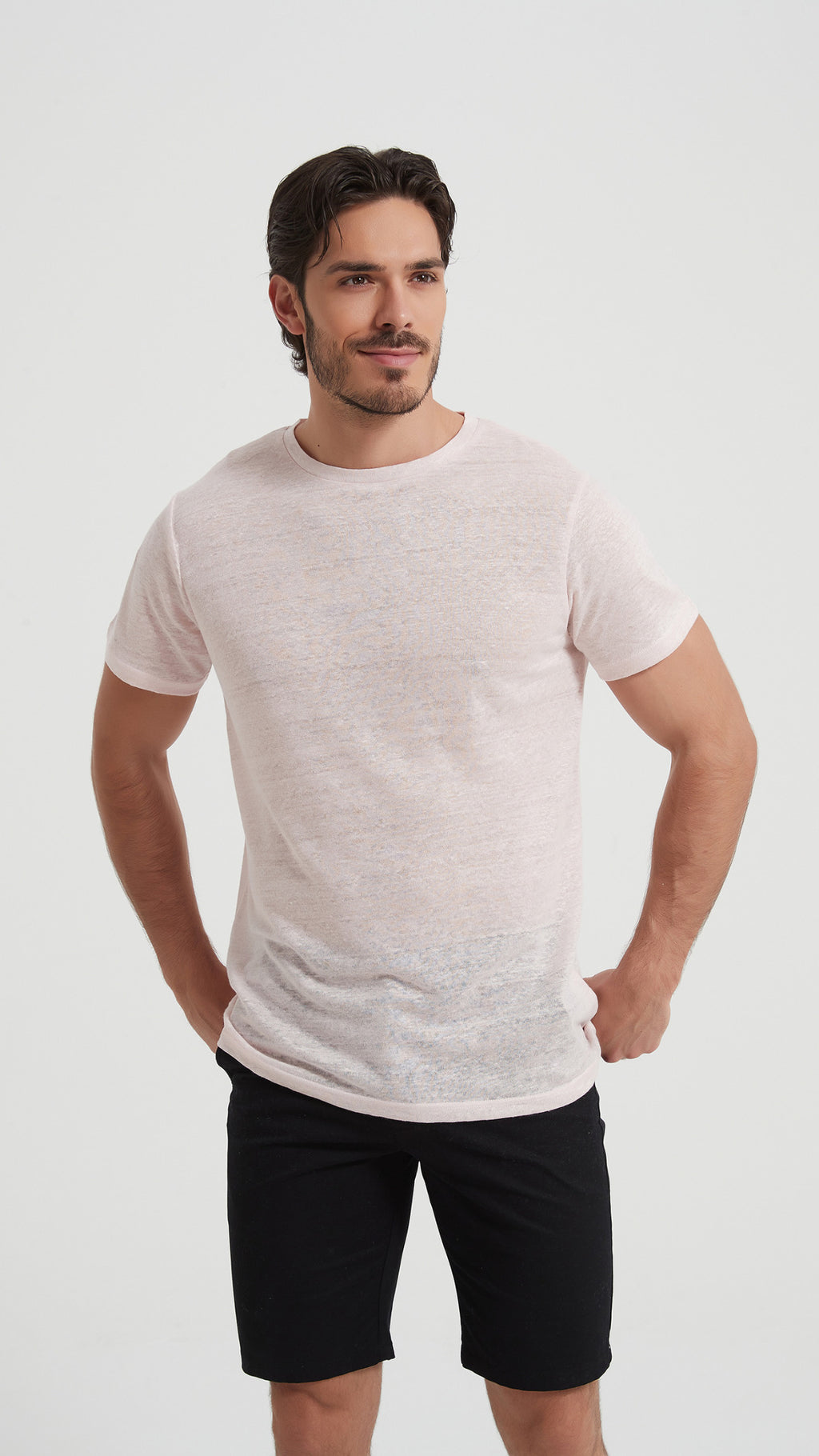 100% linen T-shirt