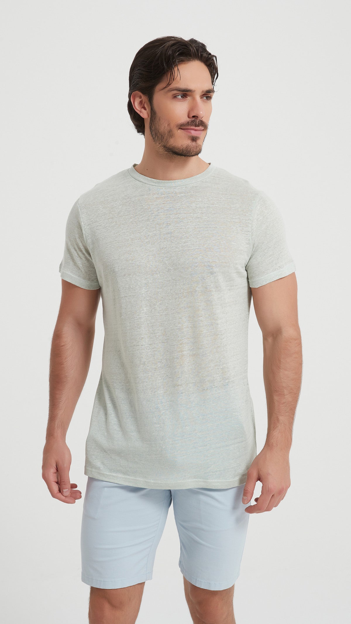 100% linen T-shirt