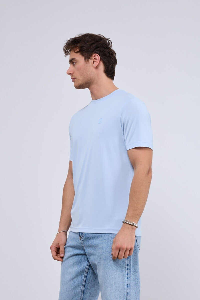 ROUND NECK 100%COTTON T SHIRT