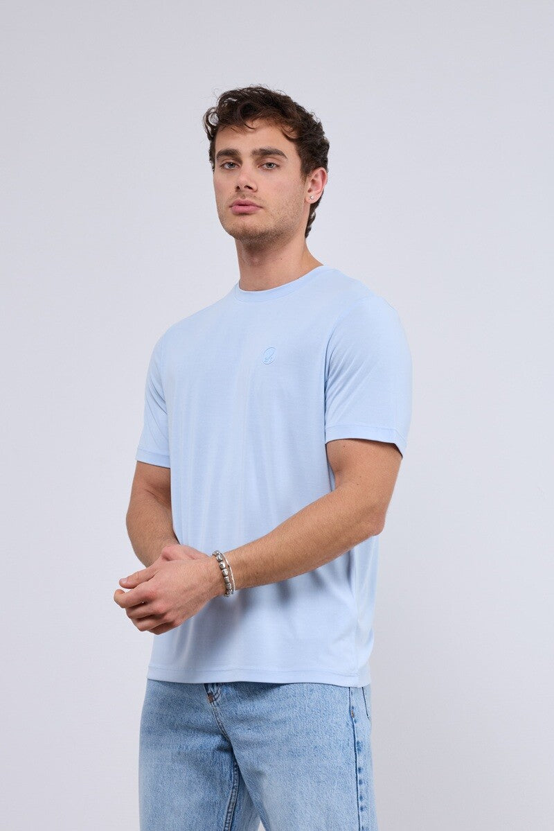ROUND NECK 100%COTTON T SHIRT